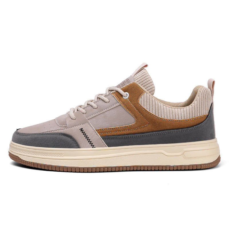 Versatile thick-soled, wear-resistant casual sneakers