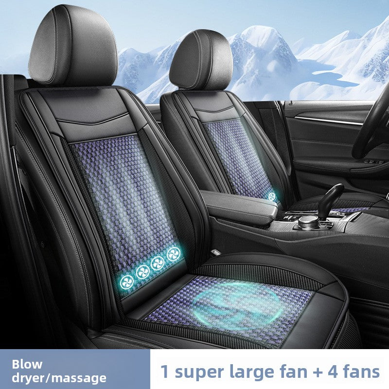 Ventilated Car Seat Cushion with Cooling Fan