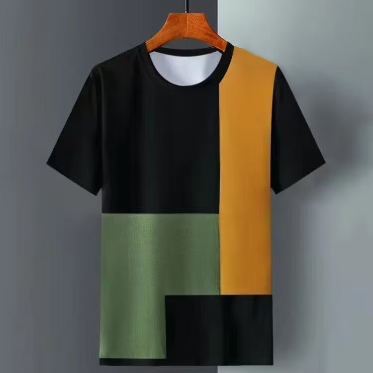 Mens Ice Silk Short Sleeve Tshirt