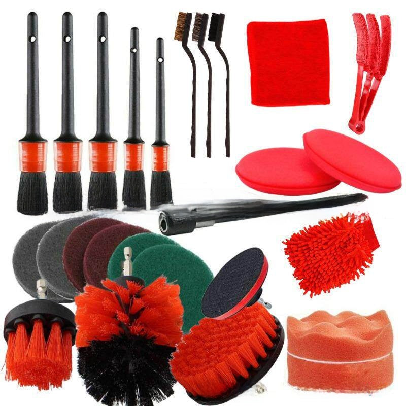 Electric Drill Cleaning Brush Set