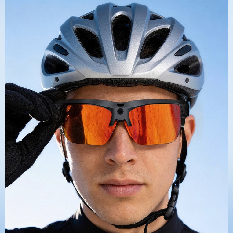 AI Smart Cycling Glasses with Camera