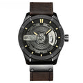 Curren Mens Calendar Leather Strap Watch