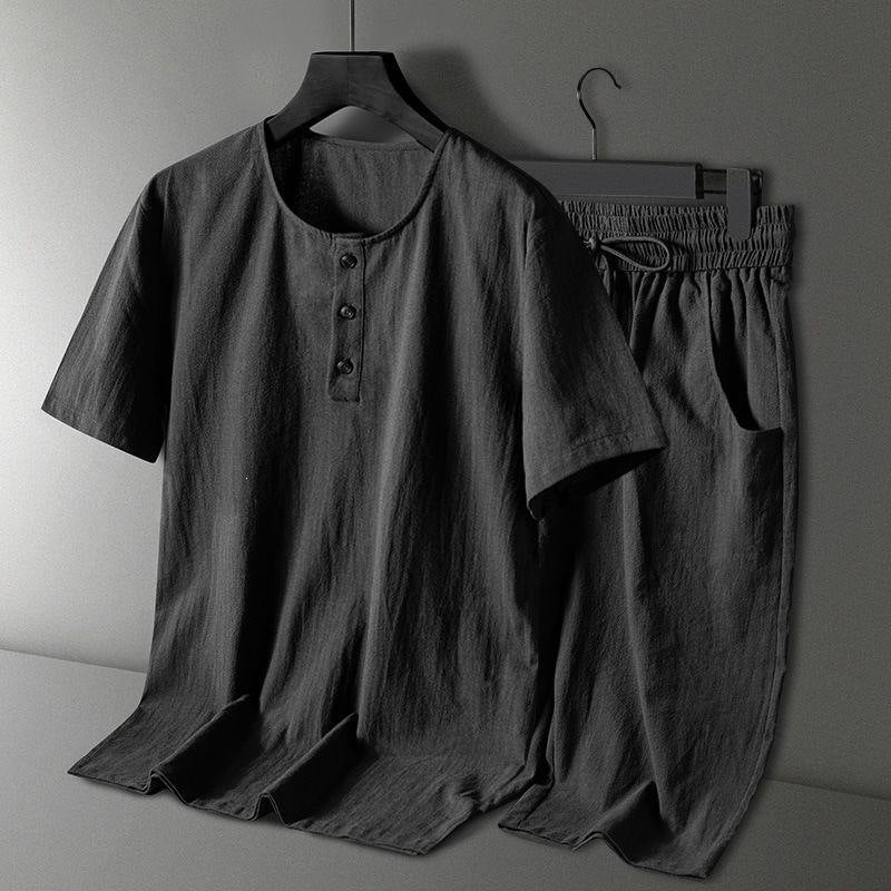 Cotton Linen Chinese Style T-Shirt