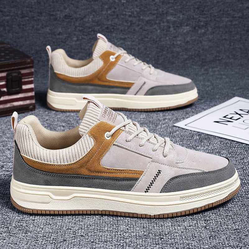 Versatile thick-soled, wear-resistant casual sneakers