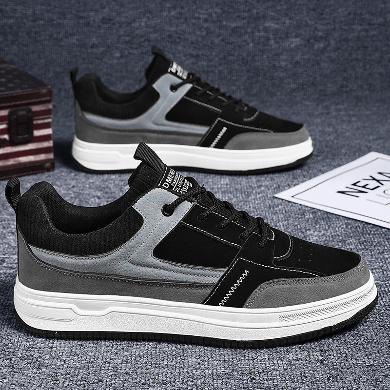 Versatile thick-soled, wear-resistant casual sneakers
