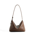 Vintage First Layer Vegetable Tanned Cowhide Casual Shoulder Underarm Bag Large Capacity Classic Leather Crossbody Hobo Bag