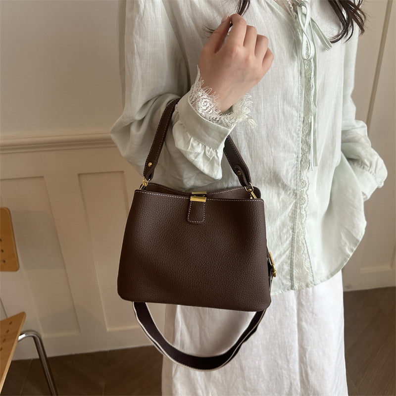 Lychee Pattern Shoulder Crossbody Bag