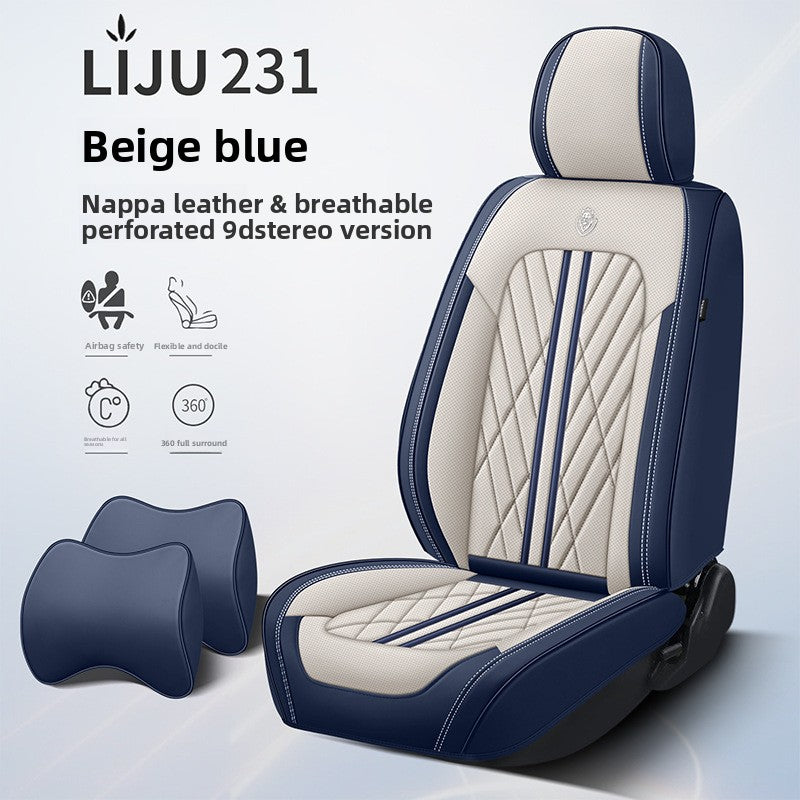 Universal Car Seat Cover Nappa Leather